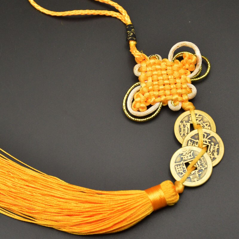 Porte-bonheur Chinois Nœud Jaune