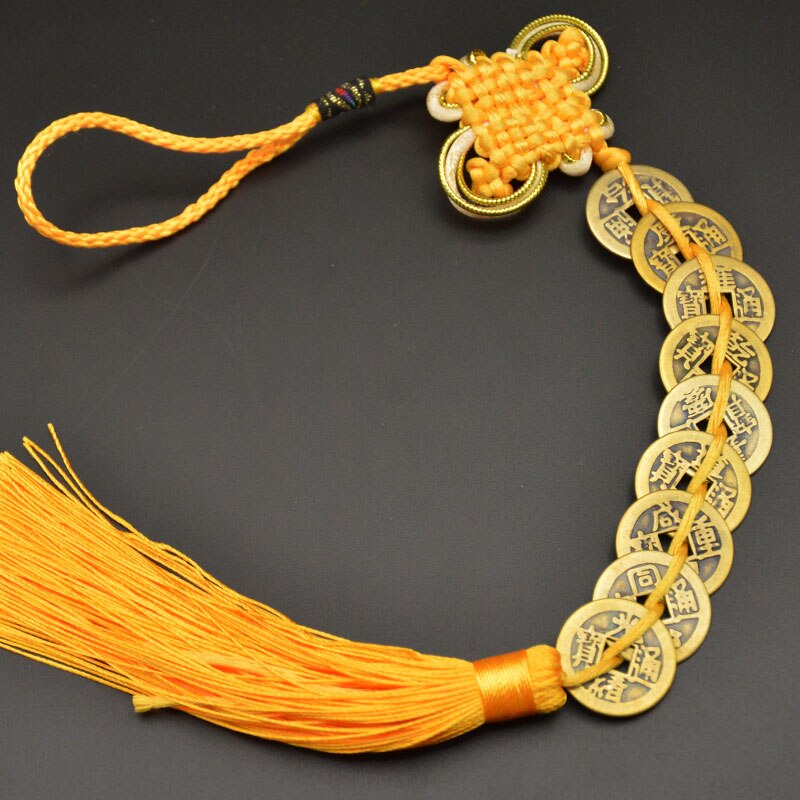 Porte-bonheur Chinois Nœud Jaune