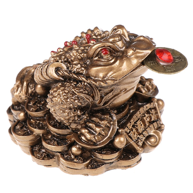 crapaud feng shui statuette