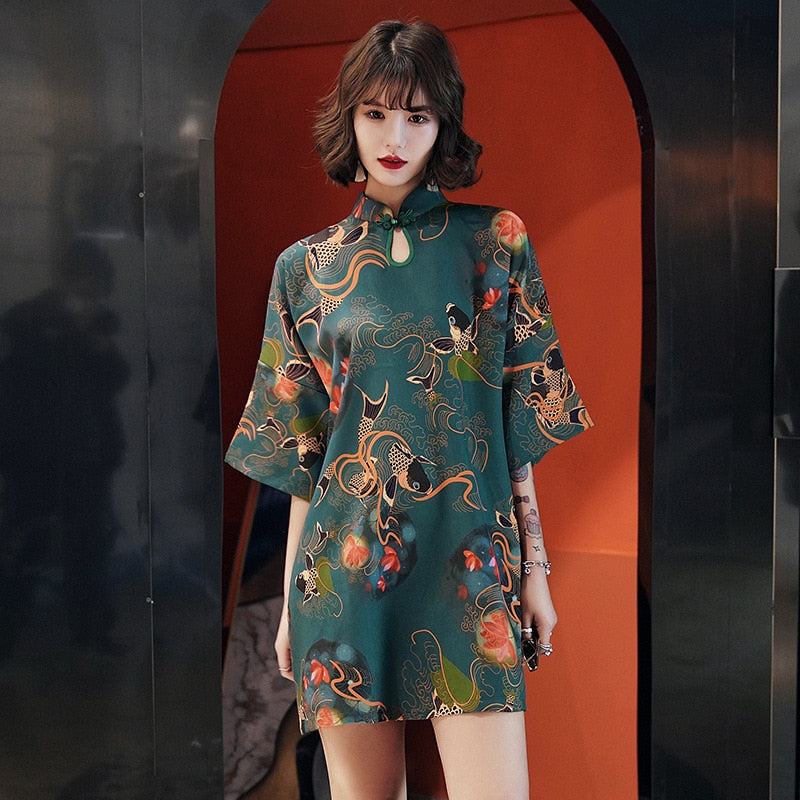 Robe Chinoise Moderne