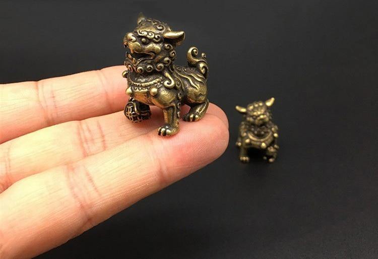 porte bonheur chiens chinois taille