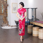 Robe chinoise florale
