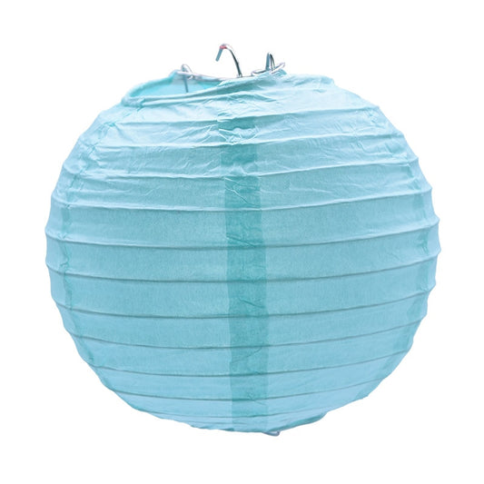 Lanterne chinoise bleue claire