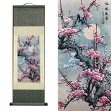 Tableau Chinois Fleurs Roses