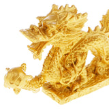 figurine dragon en or chinois