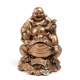 figurine bouddha sur crapaud