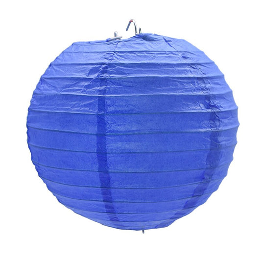 Lanterne chinoise bleue royale