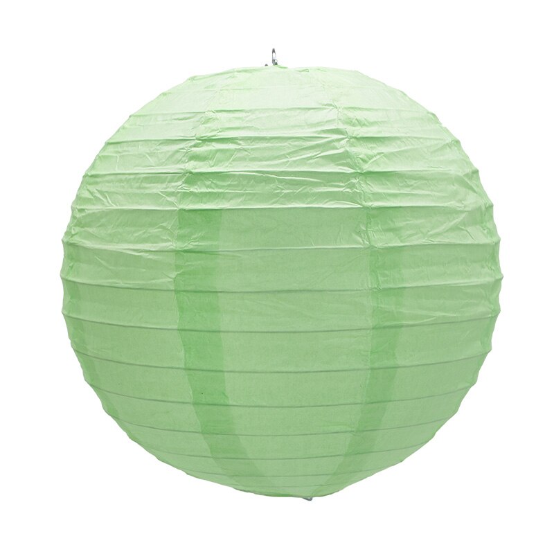 Lanterne chinoise verte menthe