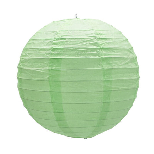 Lanterne chinoise verte menthe