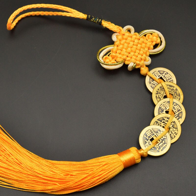Porte-bonheur Chinois Nœud Jaune