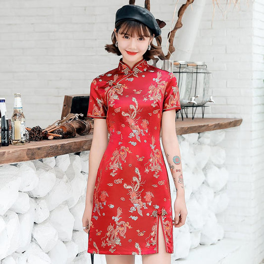 Robe Chinoise Rouge