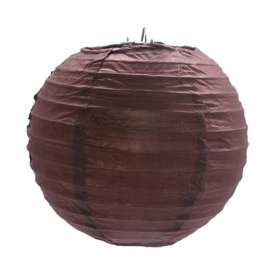 Lanterne chinoise marron