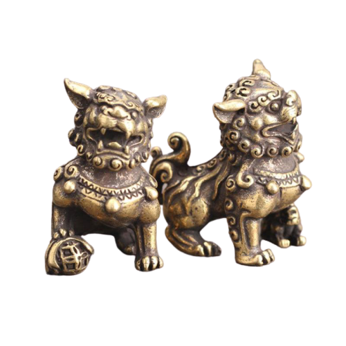 Porte-bonheur Chinois Lions