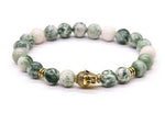 bracelet chinois bouddha et jade or