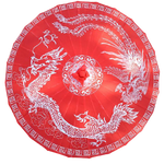 Ombrelle Chinoise phoenix et Dragon