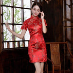 robe chinoise rouge