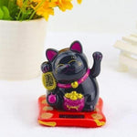 chat porte bonheur chinois noir