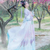 hanfu chinois princesse violet