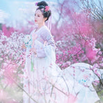 hanfu chinois princesse rose