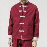 Veste Chinoise Feng Ge rouge