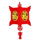 Porte-bonheur Chinois Lanterne carré