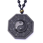 Collier Chinois Obsidienne